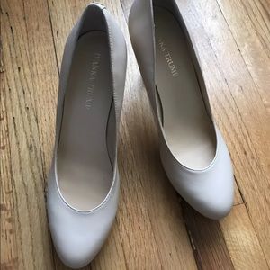 Ivanka Trump Light Beige Platform Heels NEW